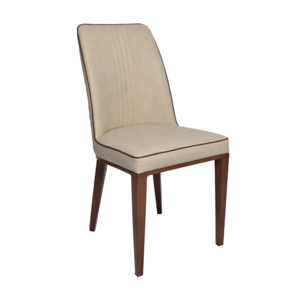 Chair B-04 Pink Discover the B-04 Pink chair, ideal for kitchen furniture! With a modern and elegant design, this chair features a metal frame that provides stability and protects your floors. Upholstered in easy-to-maintain faux leather, it fits perfectly into any decor.