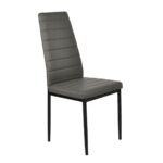 D-117 Chair Eco-Leather Grey Discover the D-117 chair in gray eco-leather, ideal for the kitchen. With a sturdy metal frame and an ergonomic design, this chair combines elegance with comfort. Easy to maintain, it fits perfectly into any decor. Choose quality and style!
