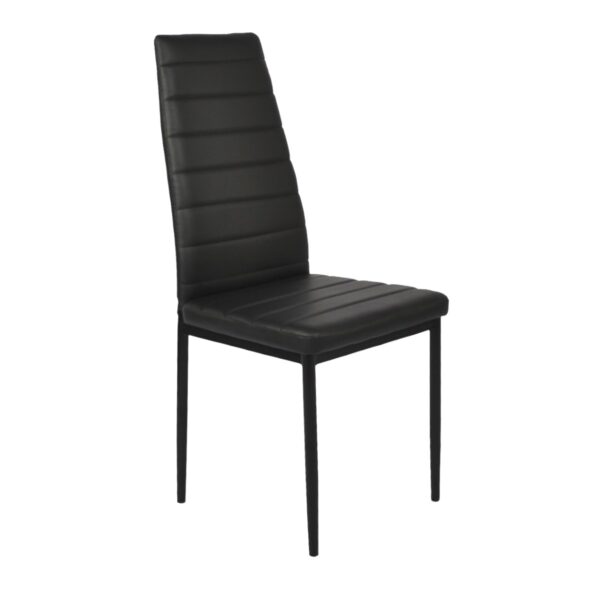 Scaun D-117 Black Descoperiți scaunul D-117 Black, un scaun elegant pentru bucătărie, confecționat din cadru metalic rezistent și tapițat cu piele ecologică de calitate. Perfect pentru un design interior modern, ușor de întreținut și confortabil. Ideal pentru orice spațiu!
