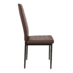 Chair D-117 Brown Eco-Leather - Image 3
