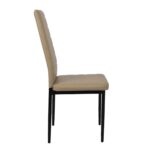 Chair D-117 Eco-Leather Cappuccino - Image 3