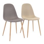 Scaun C-710 Denim Beige+Transprint Legs - imagine 8