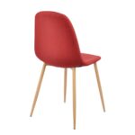 Chair C-710 Denim Red + Transprint Legs - Image 4