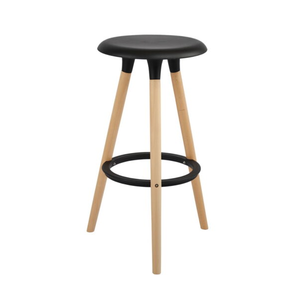 Scaun Bar Simplex Black Descoperă Scaunul Bar Simplex Black, perfect pentru bucătăria ta! Cu un design scandinav, cadru din lemn și șezut din polipropilenă, acest scaun înalt combină stilul cu confortul. Dimensiuni ideale și sarcină maximă de 120 kg. Alege eleganța și funcționalitatea pentru barul tău!