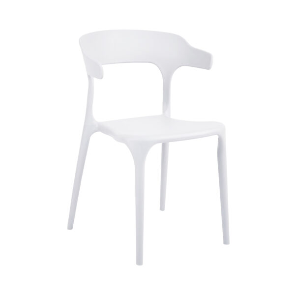 Стул Spring~White Стул Spring White - легкая и прочная мебель для кухни и сада. Устойчив к погодным условиям, легко чистится и штабелируется. Идеален для террас и открытых мероприятий. Доступен в разных цветах и формах, сочетая стиль и комфорт.
