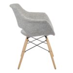 Rony White-Grey Chair - Image 3