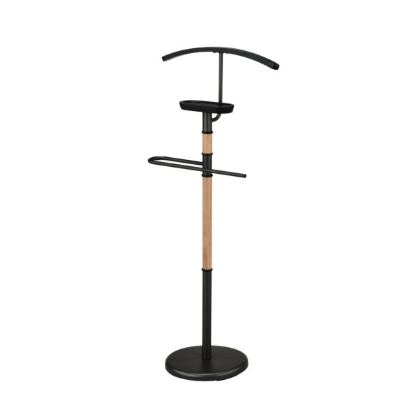 Portmantou Gc4600 Black Descoperiți Portmantoul Gc4600 Black, perfect pentru organizarea hainelor. Realizat din metal vopsit electrostatic și lemn, cu o bază din plastic durabil. Dimensiuni ideale pentru orice birou sau living: 45 cm lățime, 28 cm adâncime, 110 cm înălțime.