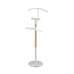 Portmantou Gc4600 White Descoperă portmantoul Gc4600 White, ideal pentru cuierul tău. Realizat din metal vopsit electrostatic și lemn, acest suport elegant te ajută să îți organizezi hainele cu stil. Dimensiuni compacte: 45 cm (lățime) x 28 cm (adâncime) x 110 cm (înălțime). Adaugă un plus de ordine în livingul sau biroul tău!