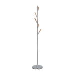 Coat Rack Gc4919 Chrome Discover the Gc4919 Chrome Coat Rack, perfect for the office or living room! Made of chrome metal, it features 5 hooks and a sturdy base. Ideal for both public and private spaces. Height: 176 cm, base diameter: 30 cm. Choose elegance and functionality!