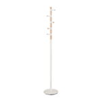 Coat Rack Gc4850 White Discover the Gc4850 White Coat Rack, perfect for an office or living room. Made from metal and wood, it features 5 hooks and a sturdy round base. Ideal for both public and private spaces. Height: 178 cm, Diameter: 28 cm. Add a touch of elegance and functionality to any room!