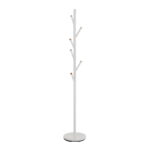 Coat rack Gc5206 White Discover the Gc5206 White coat rack, perfect for the office or living room! With an elegant tree-like design, made of painted metal, it features 6 hooks and a round base made of durable plastic. Standing at a height of 173 cm, it's ideal for any space, whether public or private. Purchase it now!