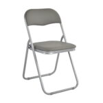 Foldable Chair Sp-02 Grey Discover the SP-02 Grey Folding Chair, perfect for terraces and gardens! With a durable metal structure and eco-leather upholstery, this chair is comfortable, stylish, and easy to store. Ideal for outdoor use or in the kitchen!