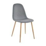 Chair C-710 Denim Dark Grey + Transprint Legs Discover the C-710 Dark Grey Denim chair with Transprint legs, perfect for kitchen furniture! Ultra-modern design and optimal comfort, ideal for any interior style. Durable construction, supports up to 120 kg. Seat height 45 cm. Choose comfort for your kitchen!