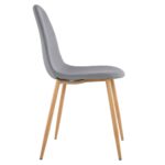 Chair C-710 Denim Dark Grey + Transprint Legs - Image 4