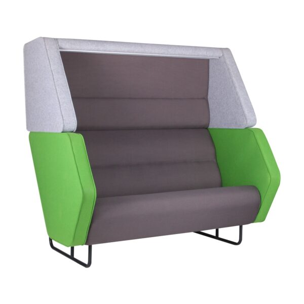 Shell Sound-Absorbing Sofa Meeting Room Discover the Shell sound-absorbing sofa for the office, perfect for spontaneous meetings. It ensures privacy and reduced noise, featuring modern amenities such as a 220v outlet and USB port. Made from felt upholstery, it integrates perfectly into any workspace. Choose from various color options!