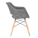 Rony Dark-Grey Chair - Image 4