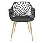 Chair SL-7019 Black + Transprint Legs - Image 2