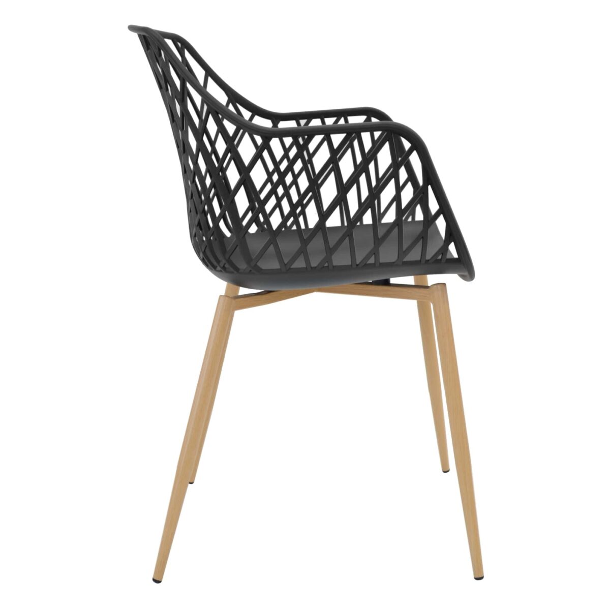 Chair SL-7019 Black + Transprint Legs - Image 3
