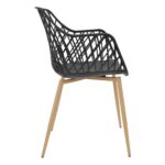 Chair SL-7019 Black + Transprint Legs - Image 3
