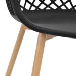 Chair SL-7019 Black + Transprint Legs - Image 5