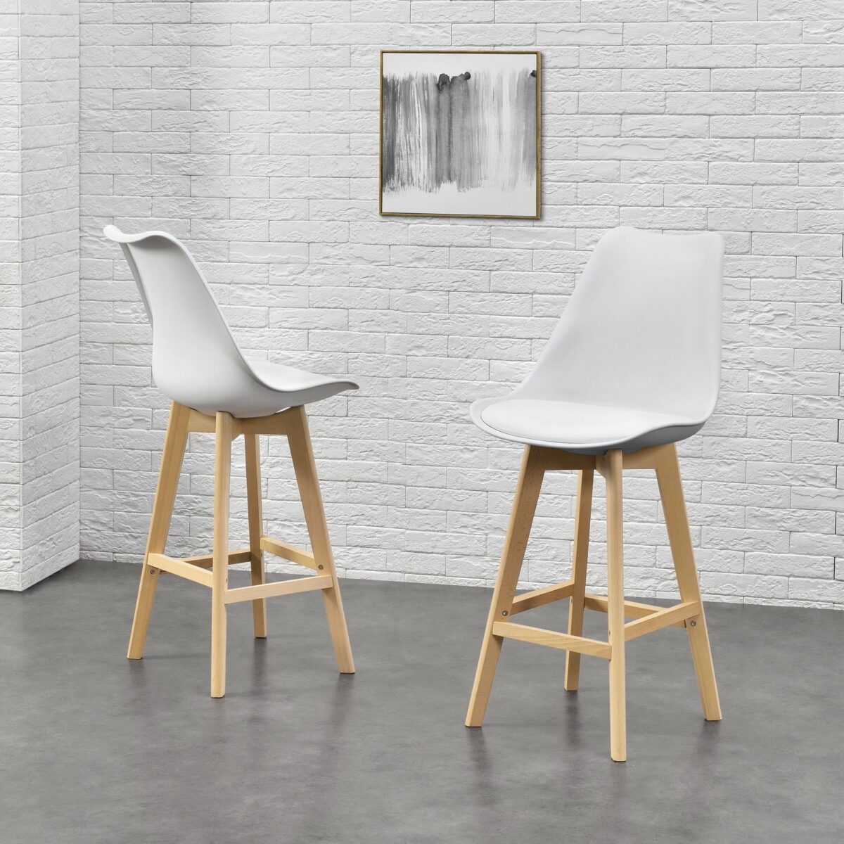 Scaun Jerry bar White - imagine 2