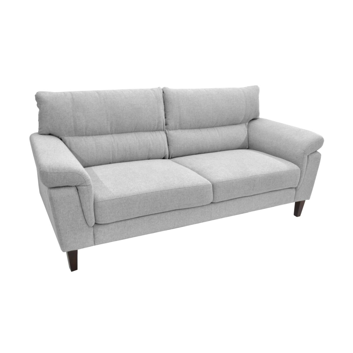 Canapea Mellissa-3 Grey Descoperiți Canapeaua Mellissa-3 Grey, o canapea ne-extensibilă în stilul anilor '50, perfectă pentru orice birou sau living. Confortabilă pentru 3 persoane, cu perne decorative detașabile și picioare elegante din lemn lăcuit, este alegerea ideală pentru mobilă modernă.