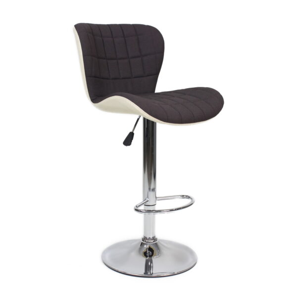 Bar Chair Sb-74 Coffee Beige Discover the SB-74 bar stool in Coffee Beige! With a modern design and a chrome steel frame, this high stool provides optimal comfort and lumbar support. Ideal for kitchen furniture, it features a rocking mechanism and a non-slip base. Choose style and quality!
