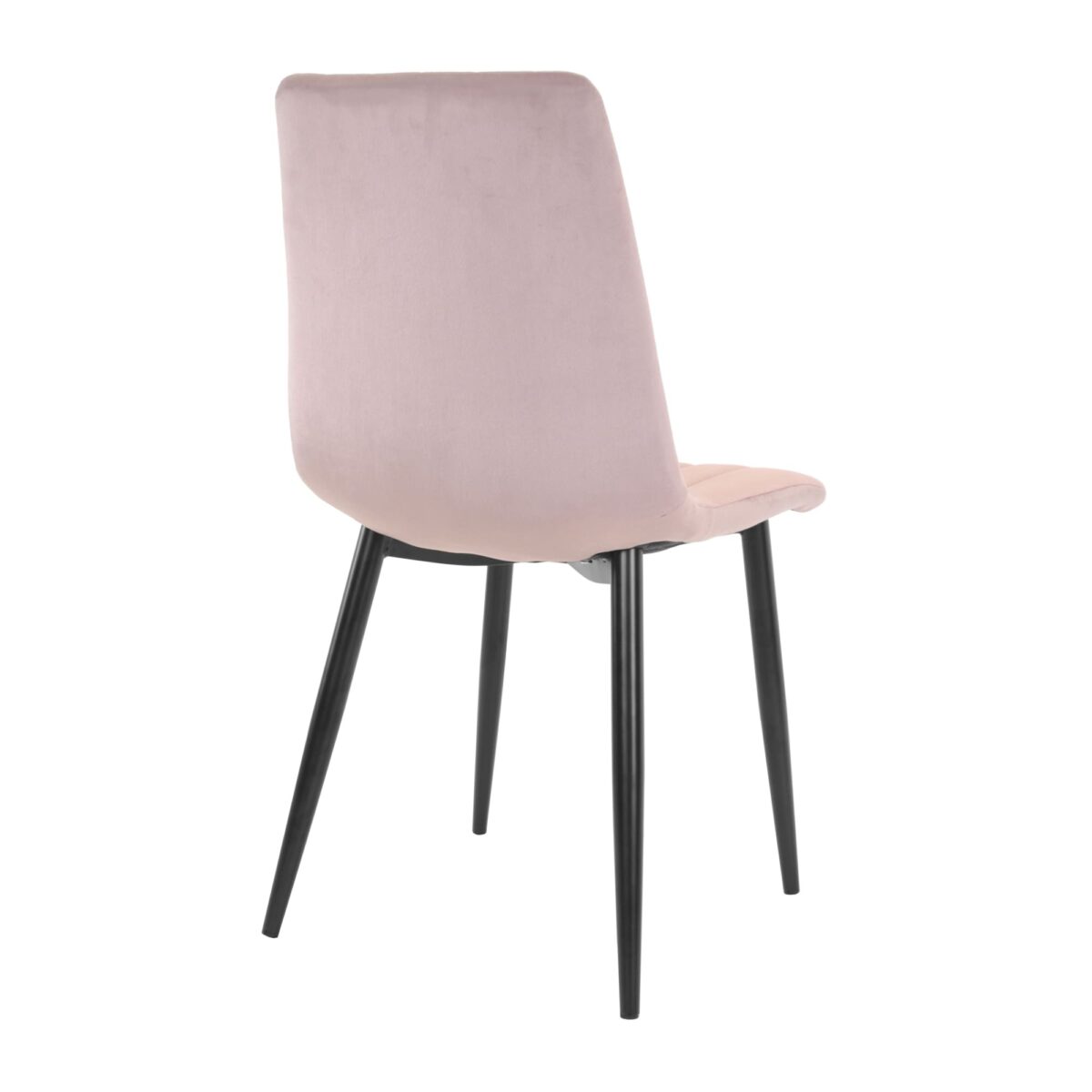 Dc-90 (N25) Powder Velvet + Black Legs Chair - Image 2