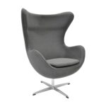 Ruby Armchair Discover the Ruby armchair, perfect for the office or living room! Made of wood and chrome steel, with upholstery in fabric and a removable cushion, this armchair offers comfort and style. Ideal dimensions: 86 cm wide and 114 cm high. Choose elegance and functionality for your furniture!