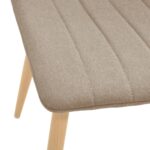Chair DC-90P N4 Denim Cappuccino + Transprint Legs - Image 4