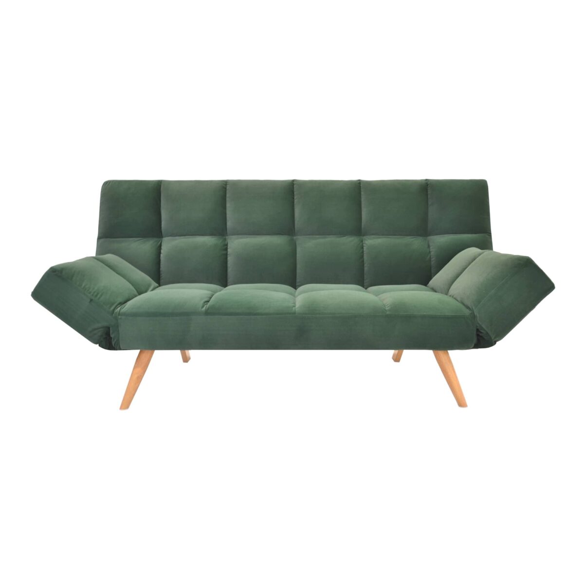 Lm-58 Green Extendable Sofa - Image 4