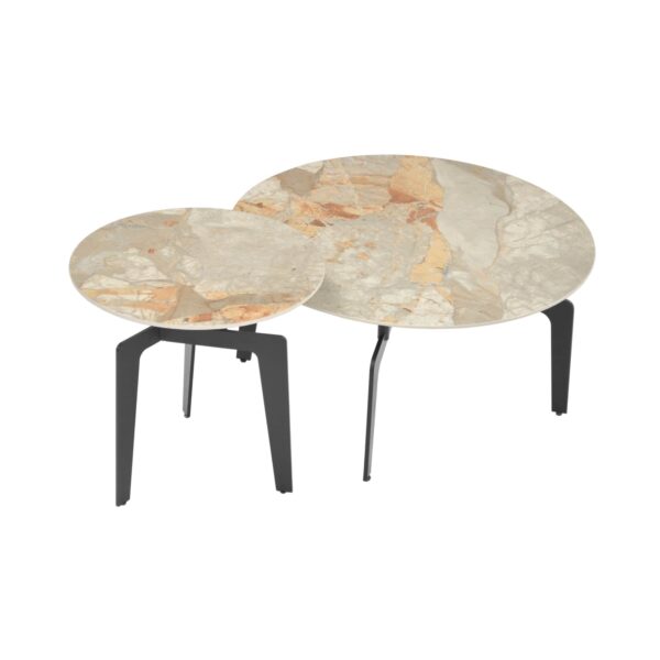 Zara Coffee Table Set Discover the elegance and functionality of the Zara Set coffee tables. Perfect for an office or living room, these coffee tables add a touch of style to any space. Choose comfort and modern design for relaxation!