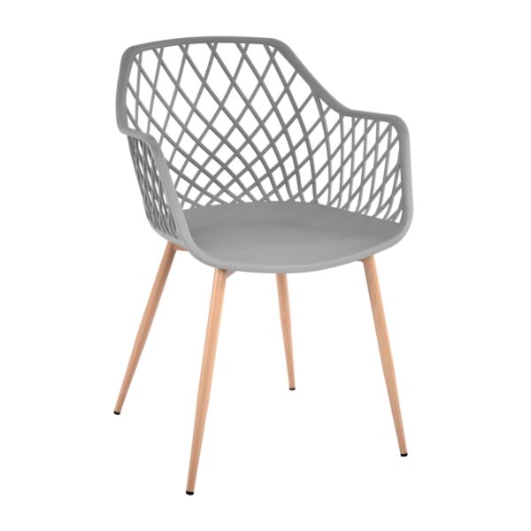 Стул Sl-7019 Grey+Transprint Legs Стул SL-7019 в сером цвете - идеальный выбор для кухни, сада или террасы. Изготавливается из прочного пластика и устойчив к УФ-лучам. Складная конструкция экономит место, а металлические ножки с транспринтом защищают пол. Доступен в различных цветах.