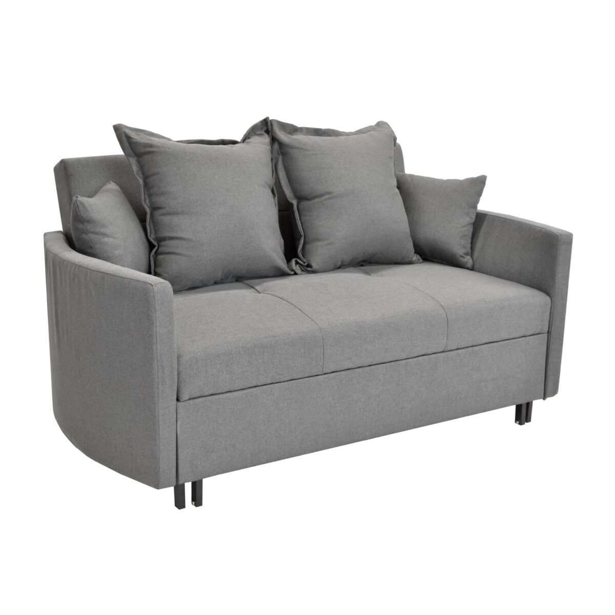 FM-37-2 Dark Grey Extendable Sofa - Image 2