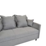 FM-37-2 Dark Grey Extendable Sofa - Image 6