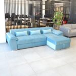 Picasso Light-Blue Extendable Sofa Discover comfort and style with the Picasso Light-Blue extendable sofa. Ideal for any space, this sofa combines modern design with functionality, making it perfect for relaxation or hosting guests. Choose the comfort you need!