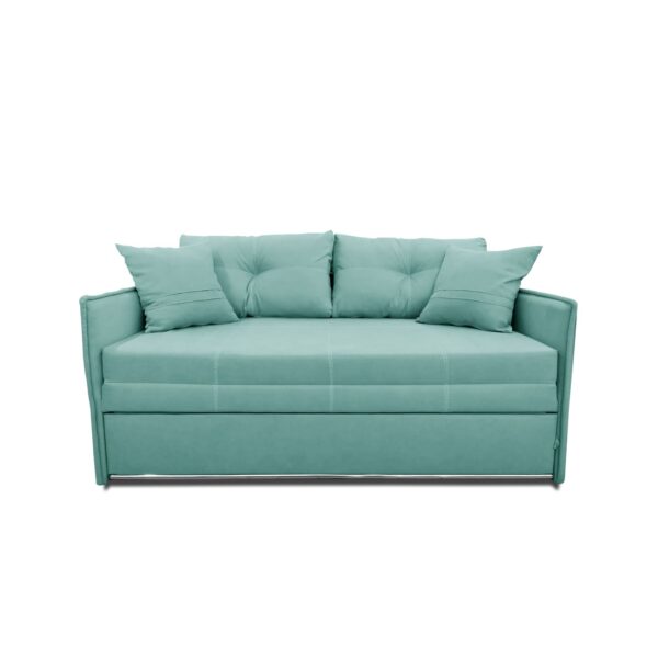 Canapea Extensibilă Orion 1400 Green Descoperiți Canapeaua Extensibilă Orion 1400 Green, perfectă pentru orice interior. Construită din lemn de calitate, cu tapițerie din stofă, această canapea oferă confort și funcționalitate, având ladă de depozitare și posibilitate de extindere pentru un pat spațios!