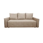Canapea Extensibilă Parma Camel Descoperă canapeaua extensibilă Parma Camel, ideală pentru orice spațiu! Cu un design elegant și tapițerie din stofă delicată, aceasta oferă confort maxim. Prevăzută cu ladă de depozitare și mecanism Eurocarte, se transformă rapid într-un pat de 155×190 cm. Alege stilul și funcționalitatea!