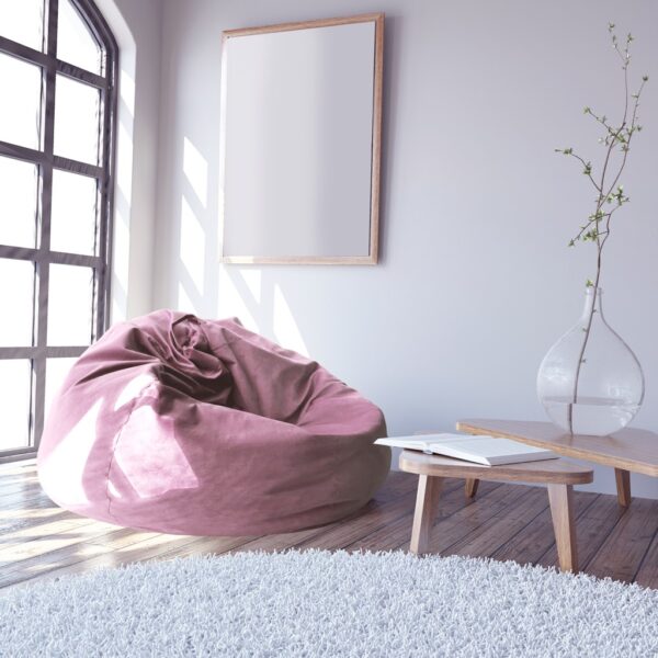 Кресло мешок Bean Bag Color/Stofă Ø 95  Rose Простая и современная форма этого кресла мешка в форме груши делает его идеальным выбором как для дома, так и для офиса. Благодаря универсальному дизайну он гармонично впишется в интерьер вашей комнаты, балкона или даже переговорной.