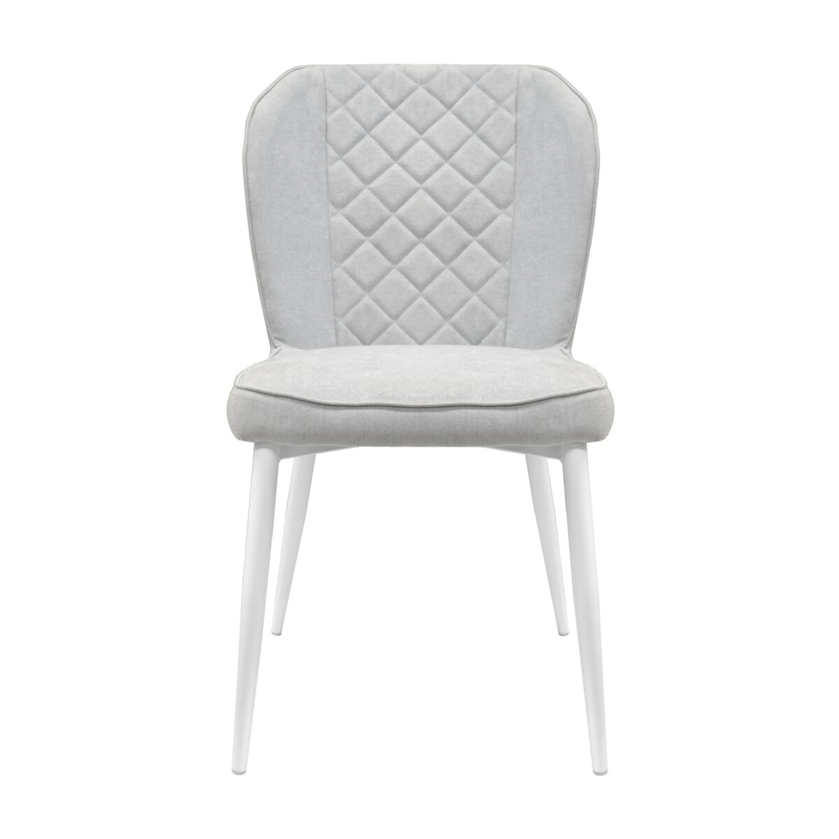 Tusk Chair Light Grey + White Legs - Image 2