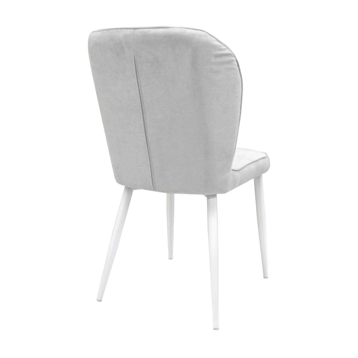 Tusk Chair Light Grey + White Legs - Image 3