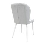 Tusk Chair Light Grey + White Legs - Image 3