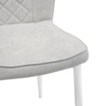 Tusk Chair Light Grey + White Legs - Image 5