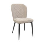 Tusk Camel+Black Legs Chair