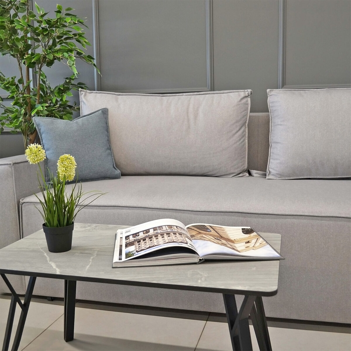 Canapea Extensibilă Kalifornia Grey - imagine 3