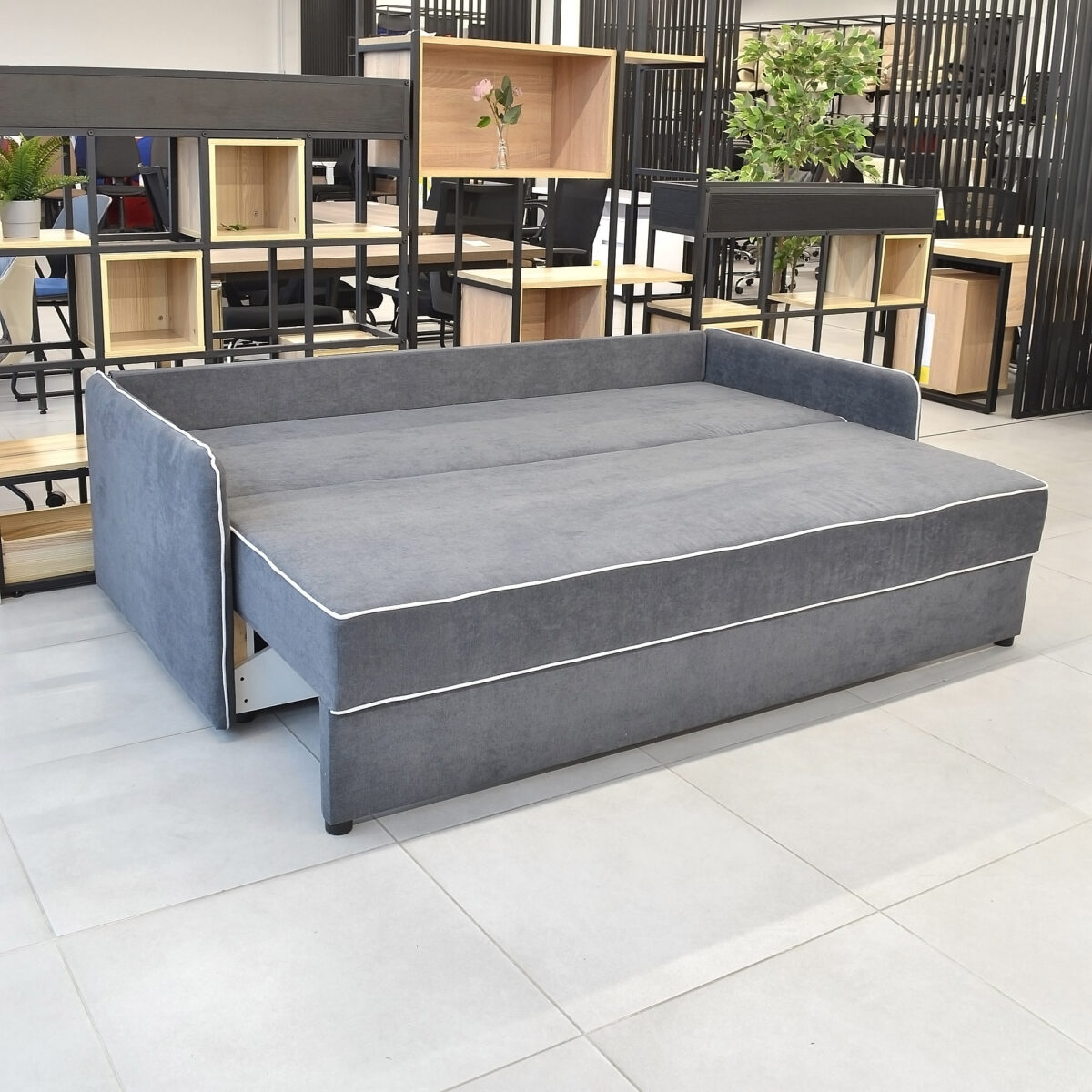 Canapea Extensibilă Latio Dark-Grey - imagine 3