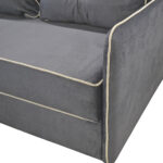 Canapea Extensibilă Latio Dark-Grey - imagine 5