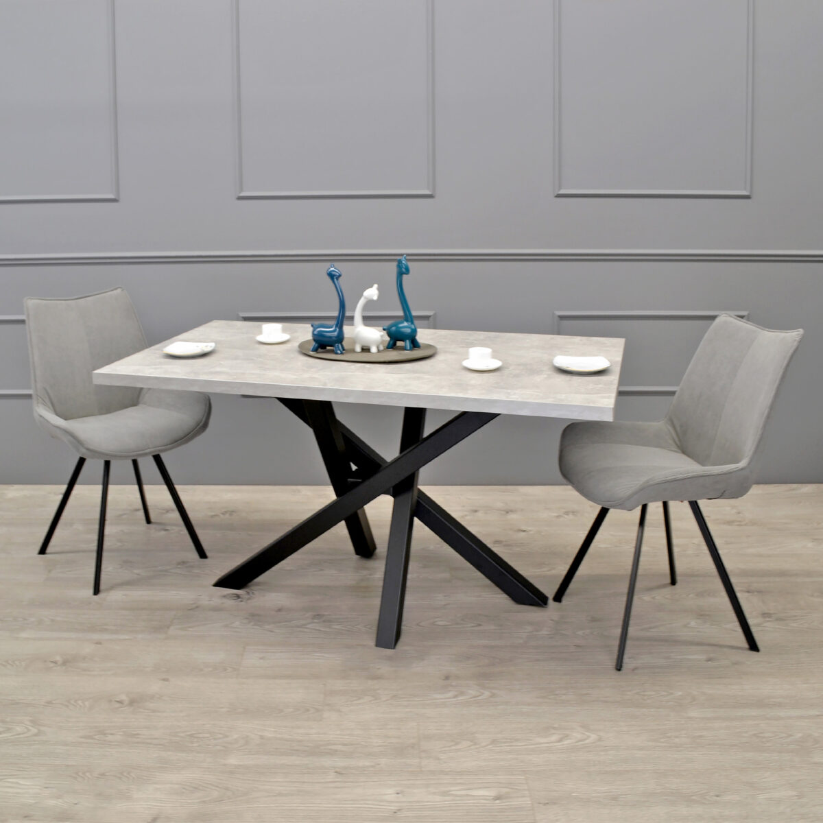 Masă Dakota Beton 150×80 - imagine 3