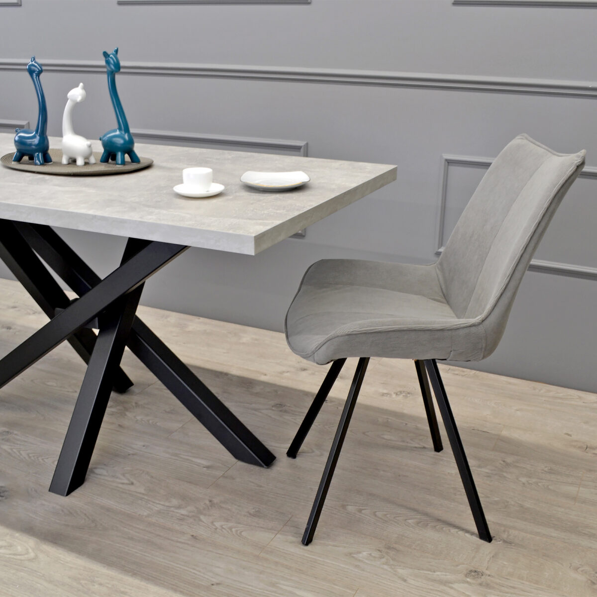Masă Dakota Beton 150×80 - imagine 4