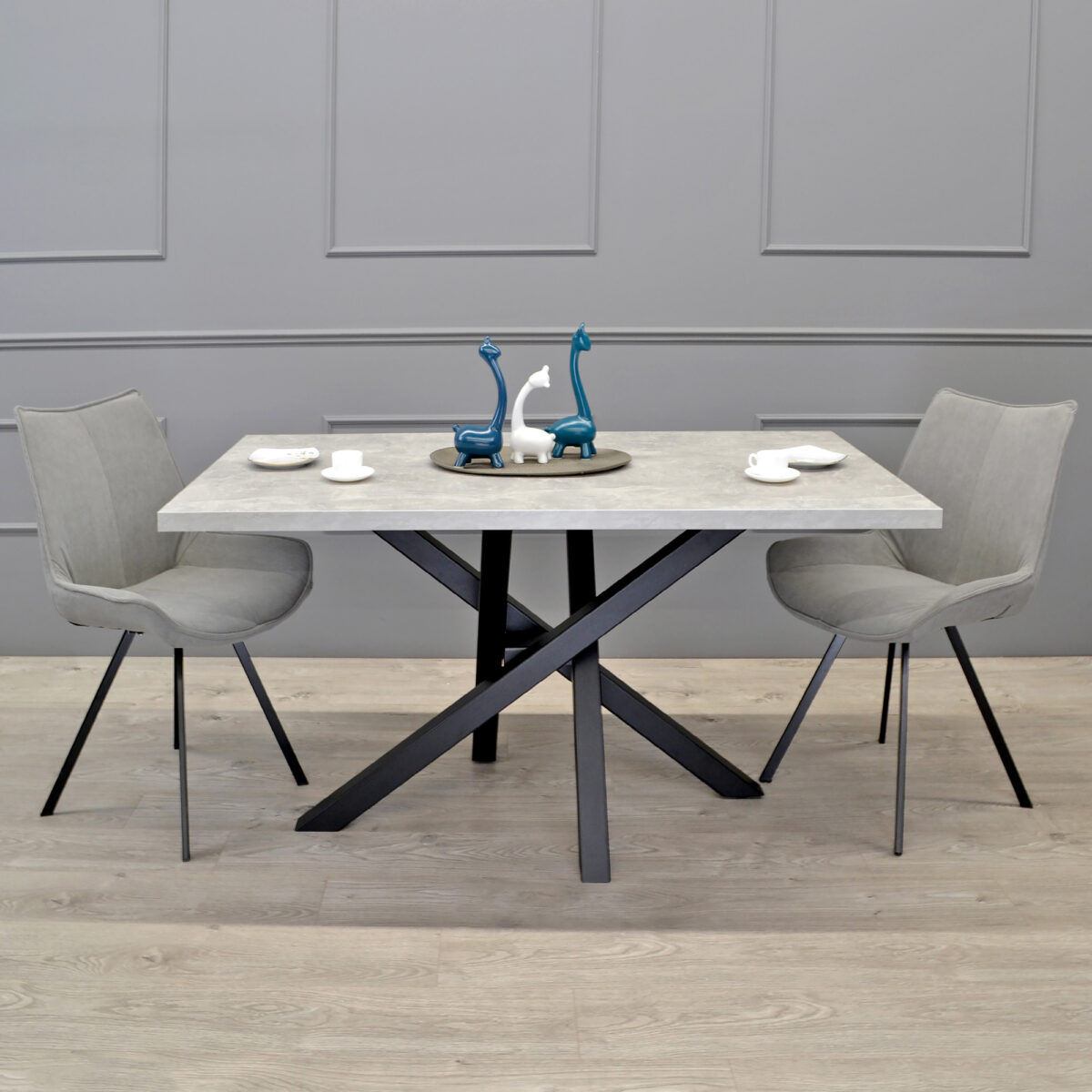Masă Dakota Beton 150×80 - imagine 2